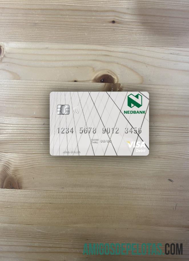 Lesoto Nedbank Visa Cartão de Débito Photolook Front exemplo